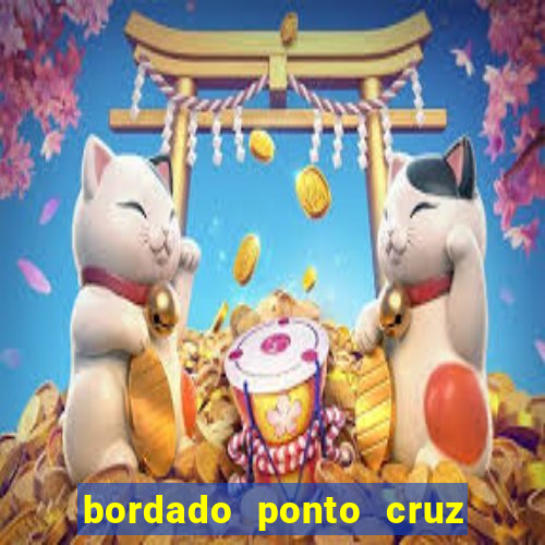 bordado ponto cruz do corinthians